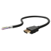 Goobay Καλώδιο HDMI Ethernet Υψηλής Ταχύτητας 4K/60Hz 18Gbit/s Μαύρο 1,5m 80102