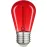 Avide LED Διακοσμητική Λάμπα Filament 0.6W E27 Κόκκινο