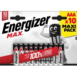 Energizer Max Alkaline AAA (10 τμχ)