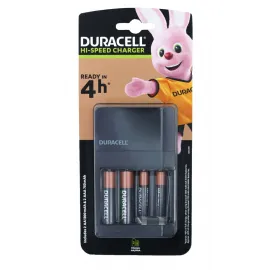 DURACELL CEF14 4h Charger incl. 2xAA 1300mAh + 2xAAA 750mAh