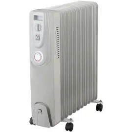 Entac Καλοριφέρ Λαδιού 11 Φέτες 2500W Λευκό με Timer Αντίστροφης Μέτρησης