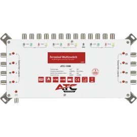 ATC Πολυδιακόπτης ATC-1308 (3 Sat + 1 Ter / 8 Εξόδοι)