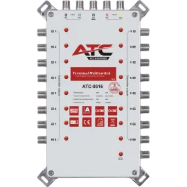 ATC Πολυδιακόπτης ATC-0516 (1 Sat + 1 Ter / 16 Εξόδοι)
