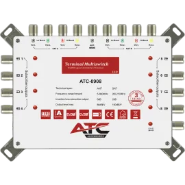 ATC Ππολυδιακόπτης ATC-0908 (2 Sat + 1 Ter / 8 Εξόδοι)